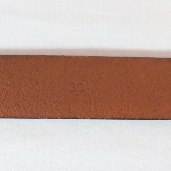 Kenneth Cole Belt 30 Waist Cinnamon Brown Handcrafted Italian Leather - Picture 9 of 12